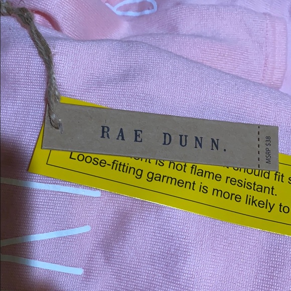 NWT Rae Dunn girls “sweetheart” pajama set - Picture 3 of 3